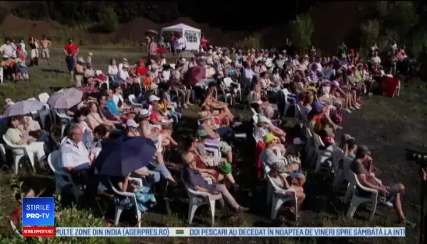 Premieră în România: concert de operă într-un vulcan. Suntem uimiţi