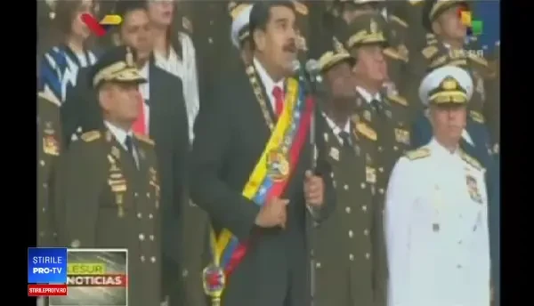 Nouă înregistrare cu tentativa de asasinare a liderului din Venezuela. Gestul bodyguarzilor