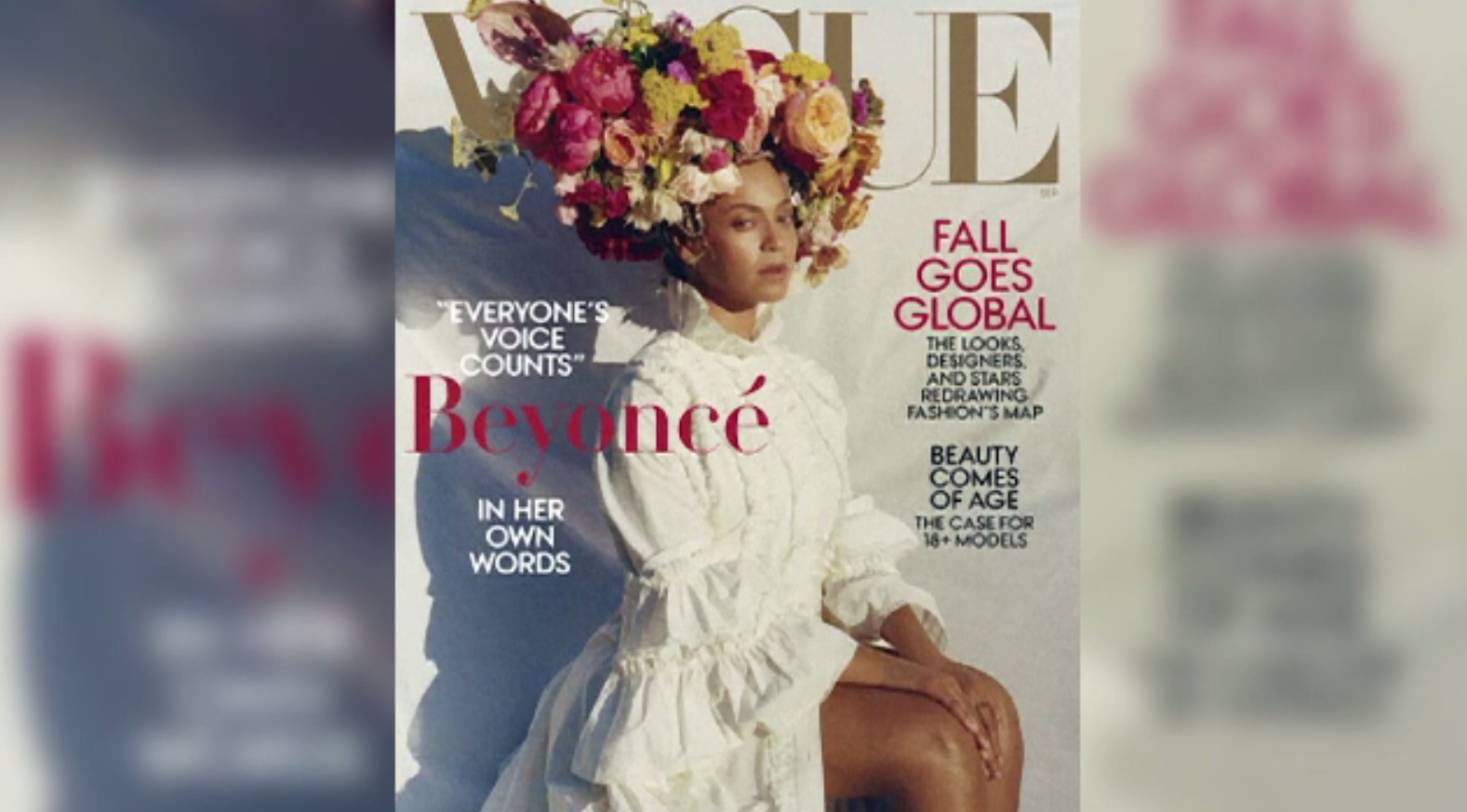 Beyonce, prima persoană de culoare care apare pe coperta revistei Vogue
