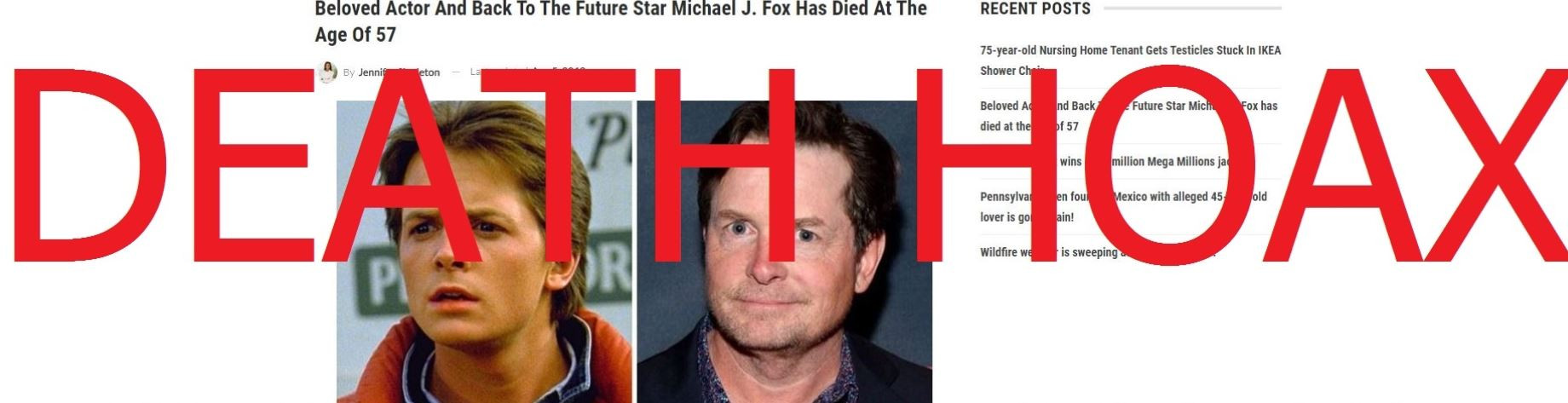 Pățania celor care au dat click pe o știre falsă despre moartea actorului Michael J. Fox