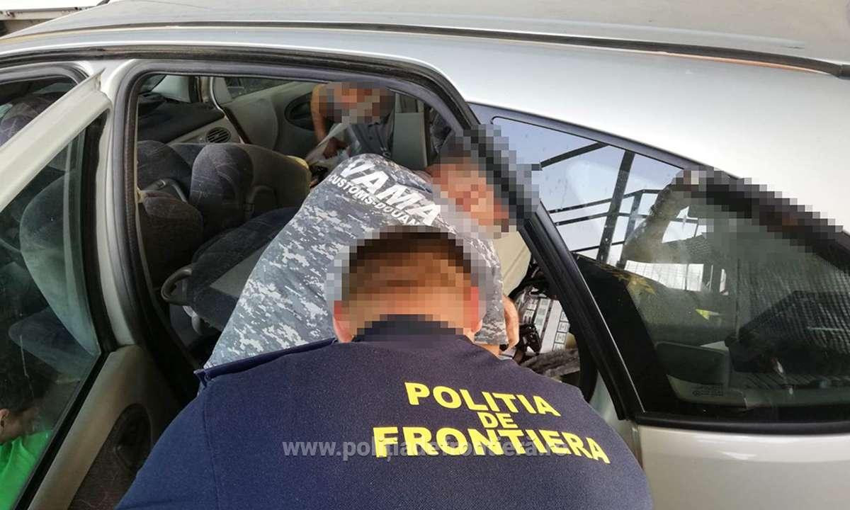 A rămas fără maşină la frontieră. Ce au găsit poliţiştii sub picioarele şoferului
