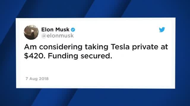 Elon Musk vrea să retragă Tesla de pe bursă. Cât valorează compania în acest moment