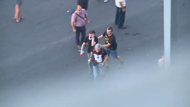 Protest in Piata Victoriei