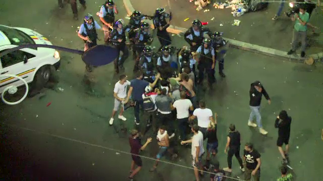 Violente in Piata Victoriei