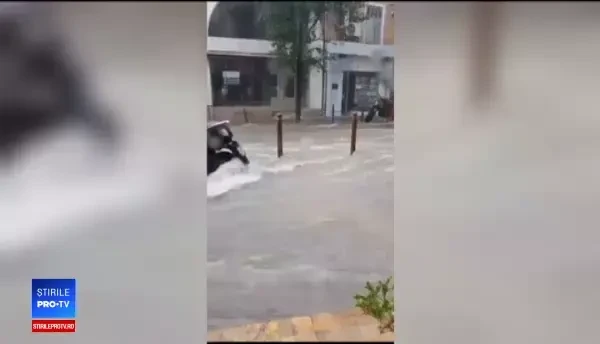 Germania și Franța, măturate de ploi şi rafale de vânt de forţa unor uragane