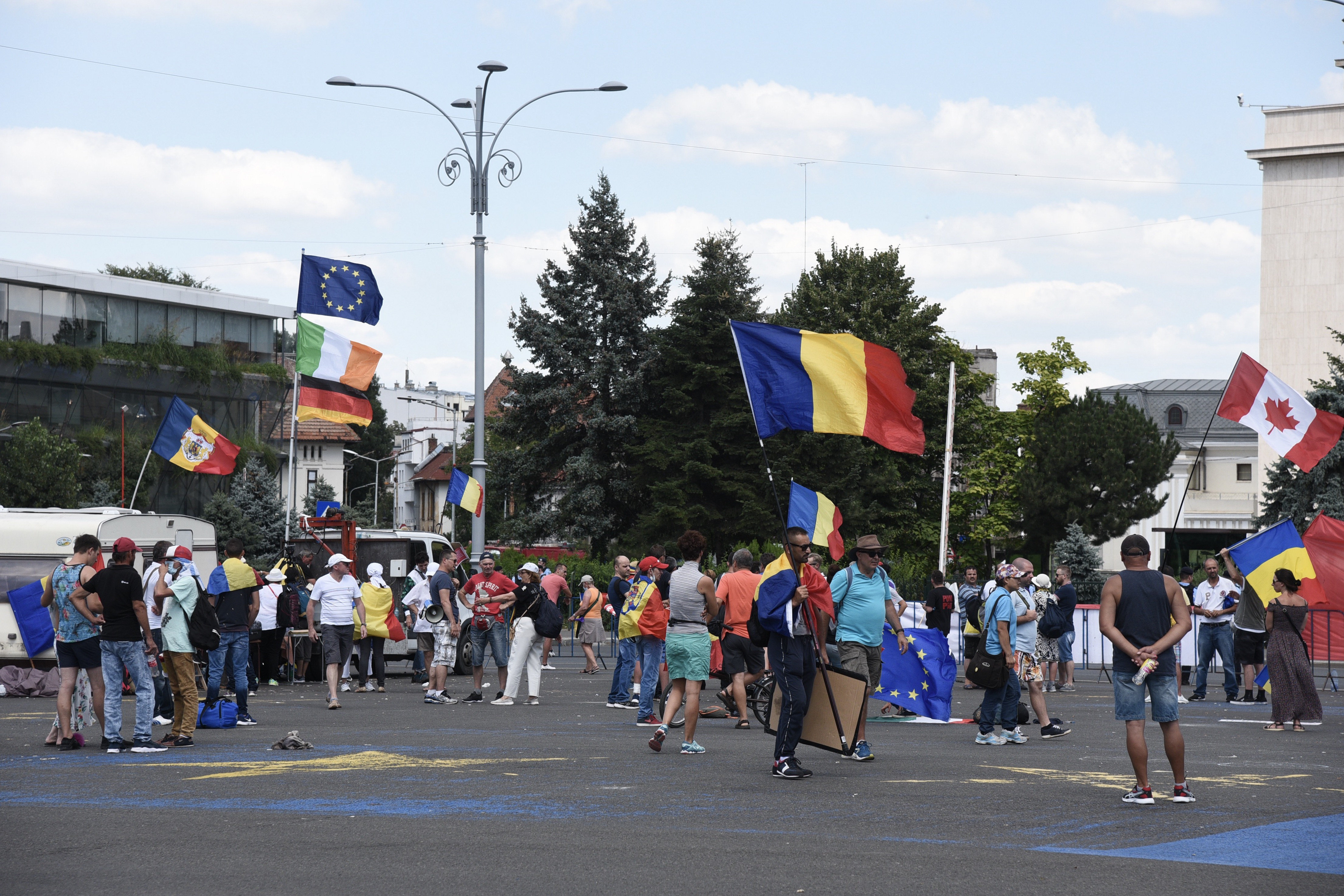 Protest Piata Victoriei sambata