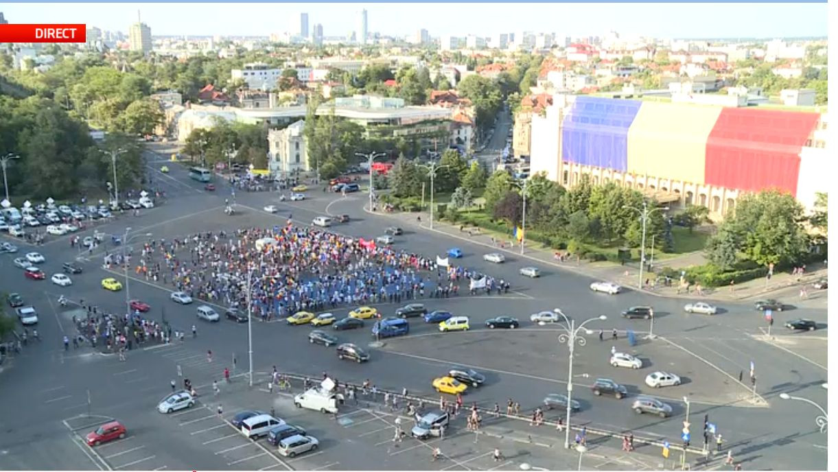 Protest Piata Victoriei sambata