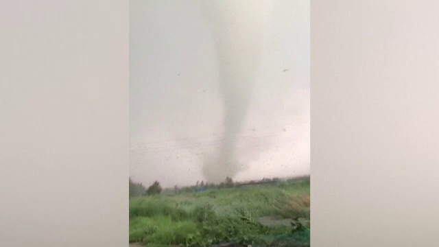 Localnicii unor sate din nordul Chinei, îngroziţi de un vârtej uriaşs
