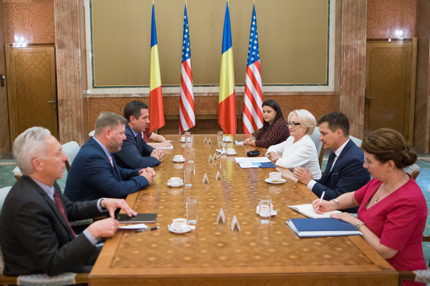 Premierul Dăncilă s-a întâlnit cu o delegaţie a Congresului SUA. Discuțiile purtate