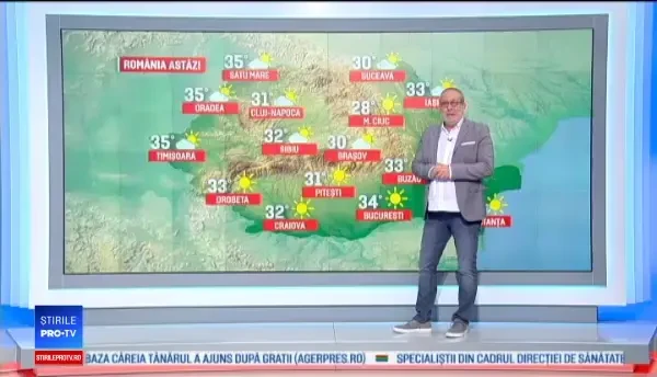 Vremea 14 august 2018. Aerul devine irespirabil în mai multe regiuni ale țării