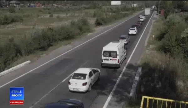 Traficul pe DN 1 spre staţiunile montane, un coșmar:
