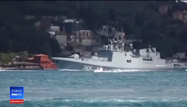 O fregată din Flota Rusiei a folosit muniție de război într-un exercițiu, în Marea Neagră