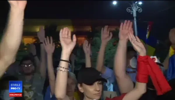 Protest de comemorare a victimelor jandarmilor: