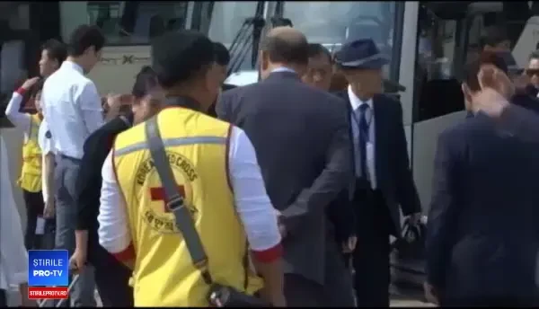 Zeci de sud-coreeni și-au întâlnit familiile din Nord pentru prima dată după 1950