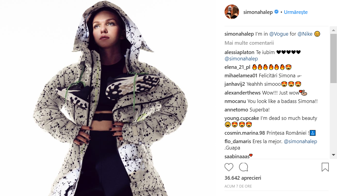 Simona Halep, Vogue