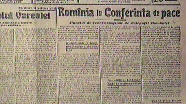 "100 de ani în 100 de zile". 1919: Sfârşitul Primul Război Mondial aduce noi ameninţări la adresa României