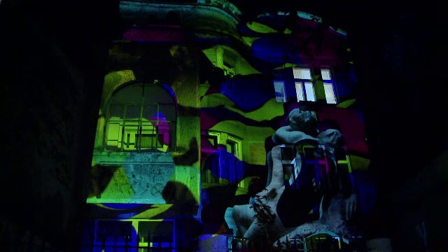 Jocuri de lumini, proiectate pe clădirile din Brașov: „O atmosferă demnă de un oraș turistic”