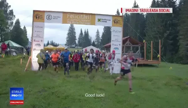 Drumul istoric Maria Theresia din munţii Călimani, parcurs de peste 800 de iubitori de sport din lume