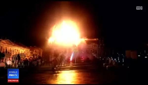 Prima ipoteză în cazul incendiului de la Palatul Episcopiei Greco-Catolice