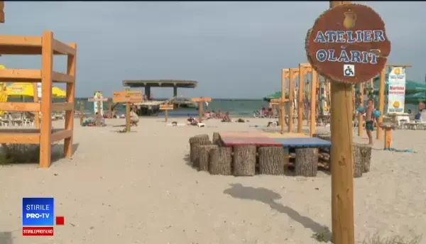 Hoții au prădat plaja terapeutică din Mamaia. Ce au furat