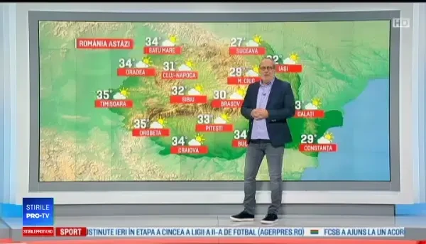 Vremea 2 septembrie 2018. Temperaturi de vară, însă vin vijelii, ploi şi descărcări electrice