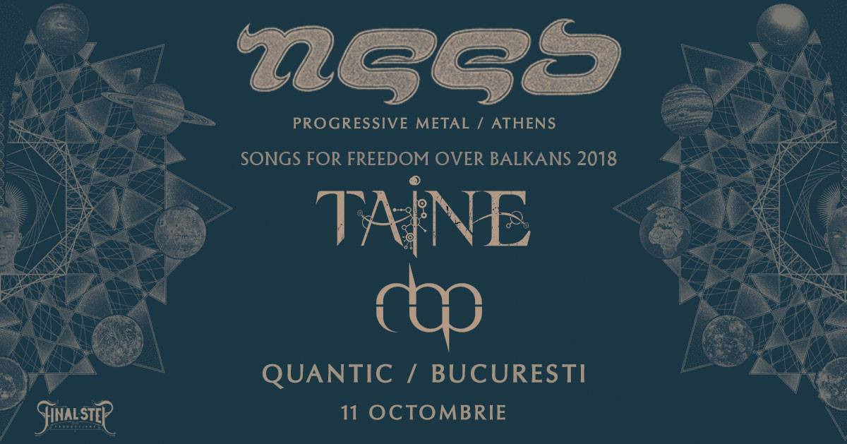 Seară de concerte progressive metal la București cu Need, Taine și Mihai Barbu Project