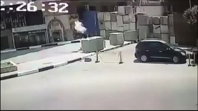 Momentul în care un egiptean a căzut la pământ într-o tentativă de atentat