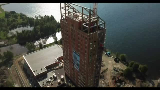 Cea mai înaltă clădire din lume din lemn este în Norvegia. Are 18 etaje