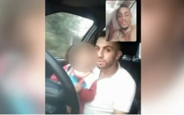 Un şofer din Dolj a făcut live pe Facebook, cu copilul pe genunchi, la volan. Ce riscă