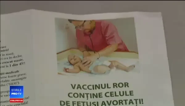 Mai multe orașe, împânzite cu pliante antivaccinare cu sigla falsă a Ministerului Sănătății