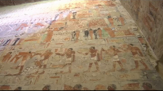 Impresionantul mormânt al unui demnitar din antichitate, deschis pentru prima dată publicului. Turiștii, fascinați