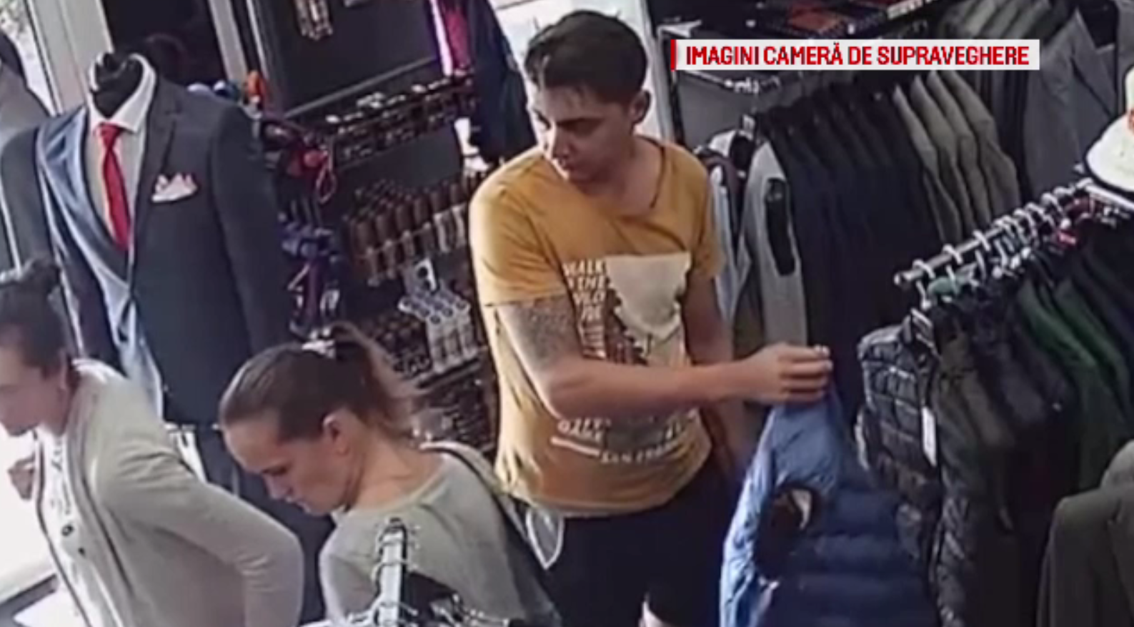 Cum au acționat doi hoți într-un magazin de haine din Baia Mare. VIDEO