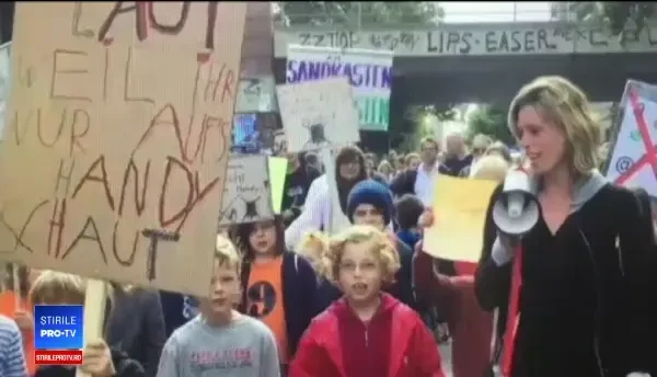 Protest al copiilor, în Germania. Cei mici au cerut atenţie din partea părinţilor