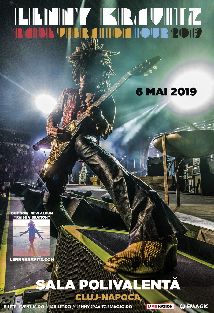 Lenny Kravitz va cânta LIVE pentru prima oară în Cluj-Napoca!