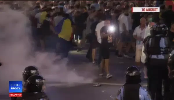 Jandarmeria, plângere la DIICOT că protestele din 10 august au fost o tentativă de lovitură de stat