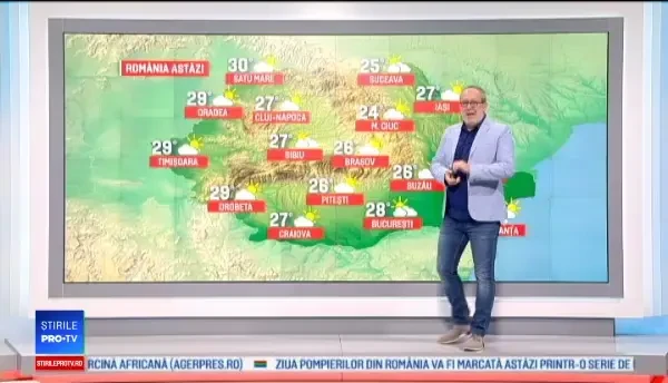 Vremea 13 septembrie 2018. Temperaturi de până la 30 de grade
