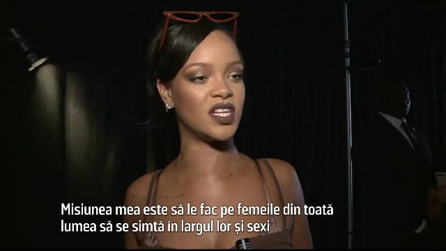 Săptămâna modei. Rihanna: ”Treaba mea e să le fac pe femei să se distreze în lenjeria lor intimă”