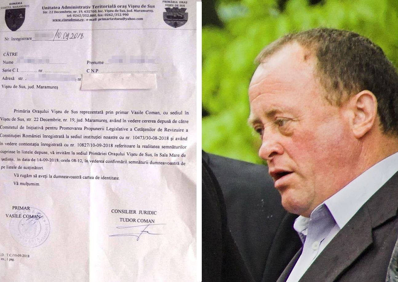 Sute de semnatari ai campaniei Fără Penali, convocaţi de un primar PSD ca să dea declaraţii