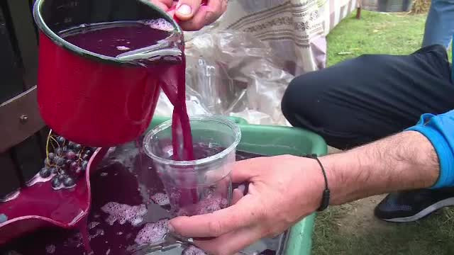 Tradiții românești în luna septembrie. ”Răvășitul oilor” atrage turiștii cu must și pastramă