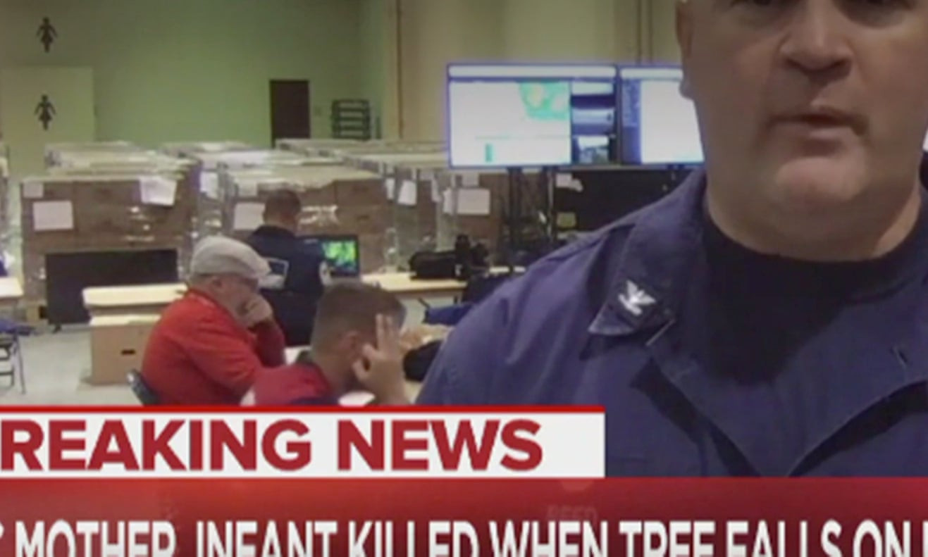 Gestul făcut în direct de un angajat al Pazei de Coastă din SUA. A fost concediat