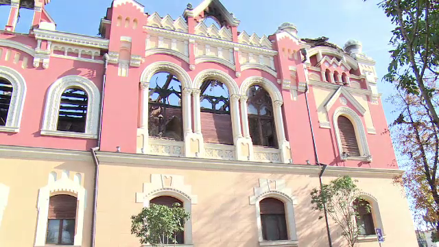 Renovarea Palatului Episcopal din Oradea va dura cel puțin 3 ani. Comorile care au fost distruse de flăcări