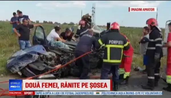 Accident grav în Constanța. Roata unei mașini s-a desprins în mers, 2 femei sunt rănite grav