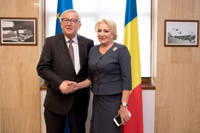 Jean-Claude Juncker, Viorica Dancila