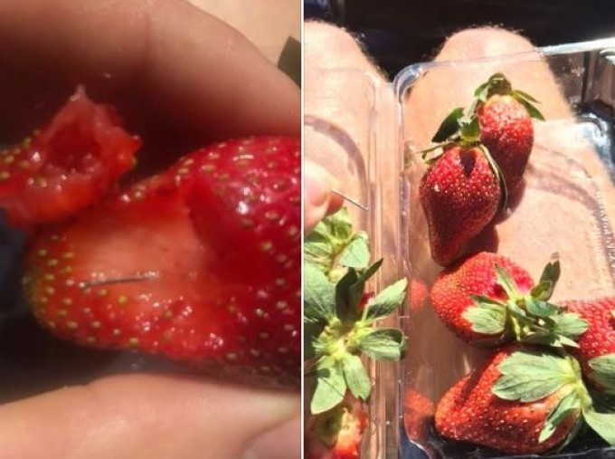 Autoritățile australiene au prins persoana care punea ace în căpşuni