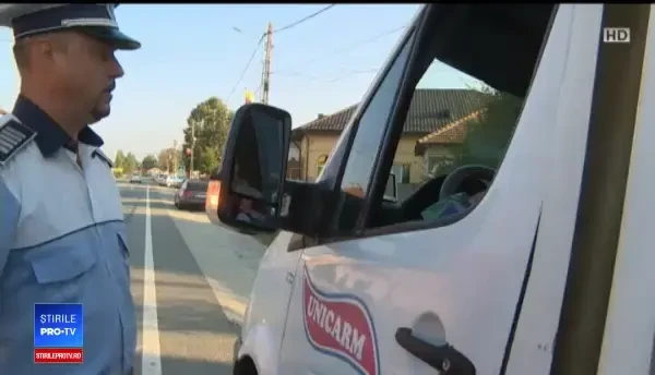 Filtre anti pestă porcină în Gorj. Mașinile de marfă care au intrat în județ, verificate de polițiști