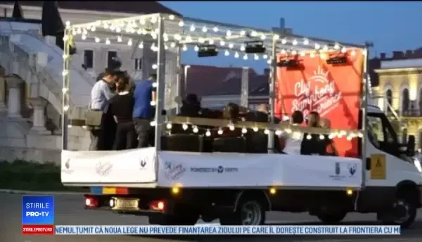 Un camion a pornit într-o cursă neobişnuită prin Cluj-Napoca