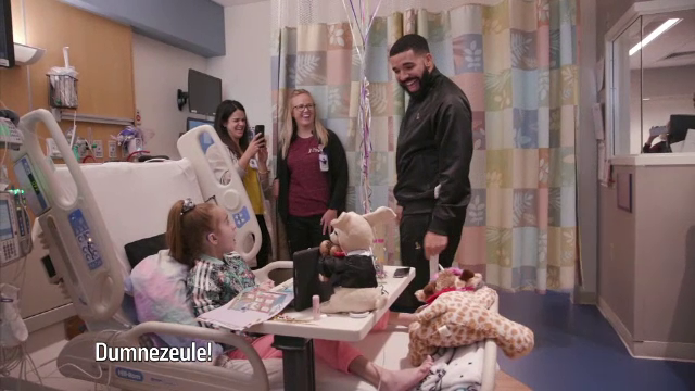 Surpriza făcută de rapperul Drake unei fane, în spital: "Era visul meu și s-a întâmplat"