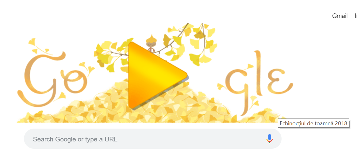 Echinocţiul de toamnă 2018, celebrat de Google printr-un Doodle special