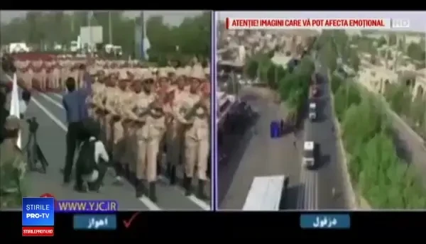 Masacru la o paradă militară din Iran. Sunt 24 de morți și 60 de răniți. Printre victime, o fetiță