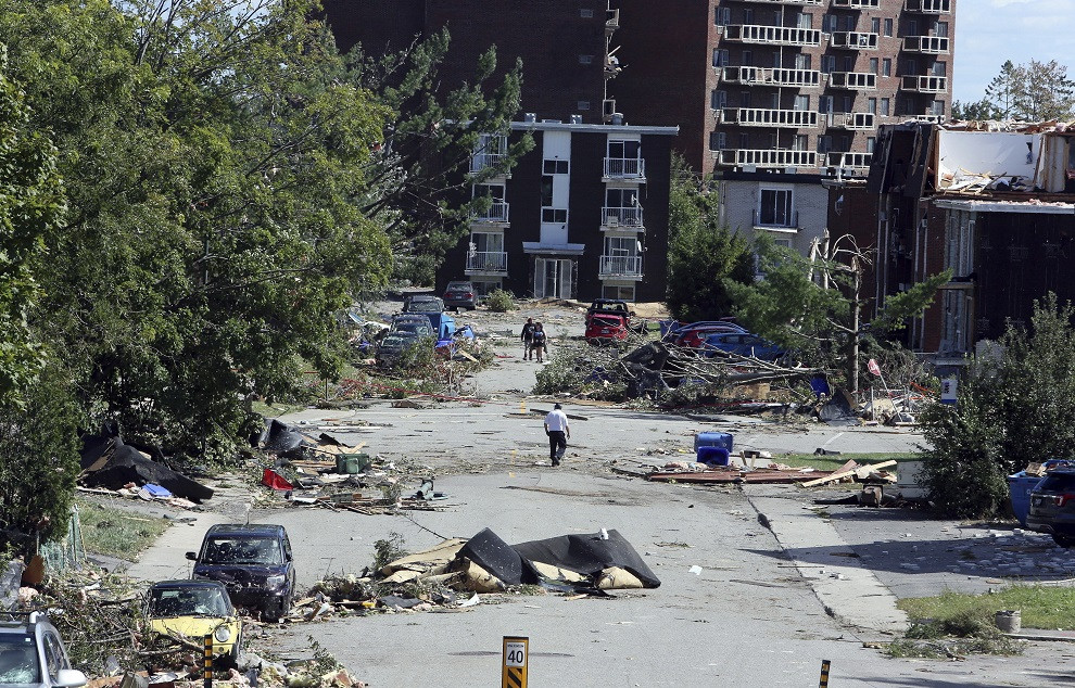 Capitala Canadei, transformată în "zonă de război" de o tornadă